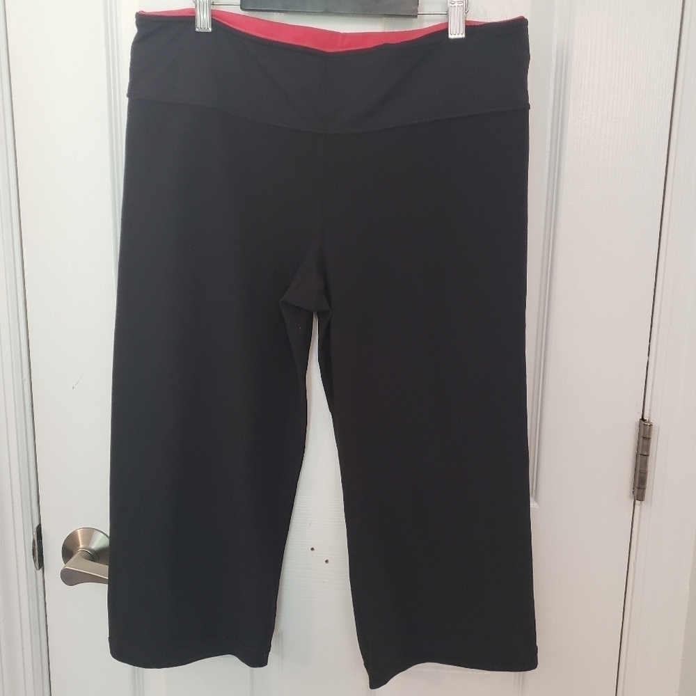 FINAL SALE Reversible Black & Red Workout Pants